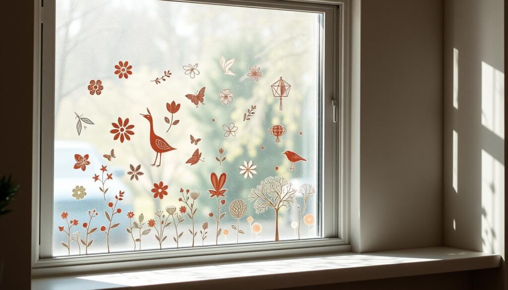 DIY window decals for creative decor ideas