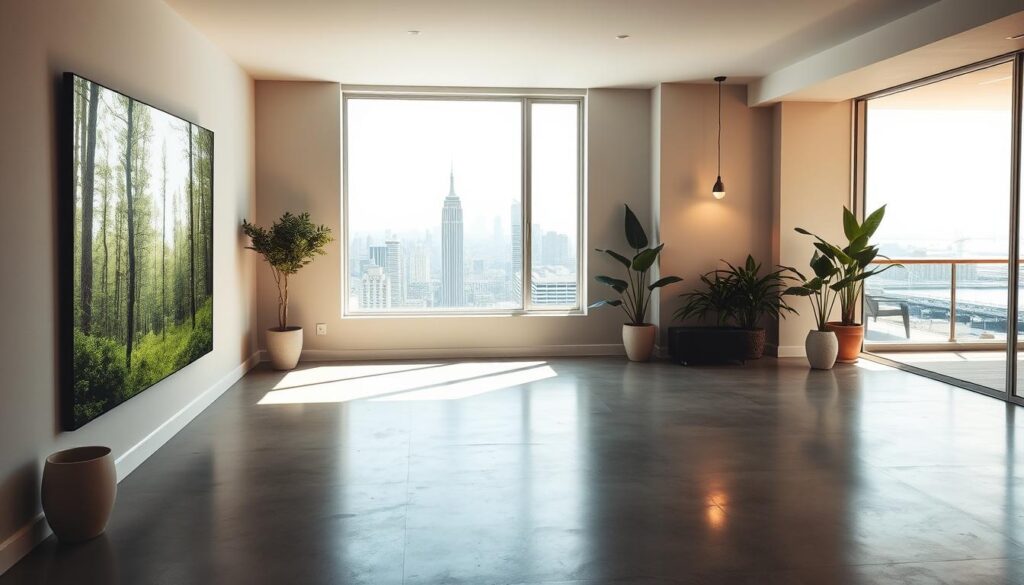 creative design ideas with fake windows