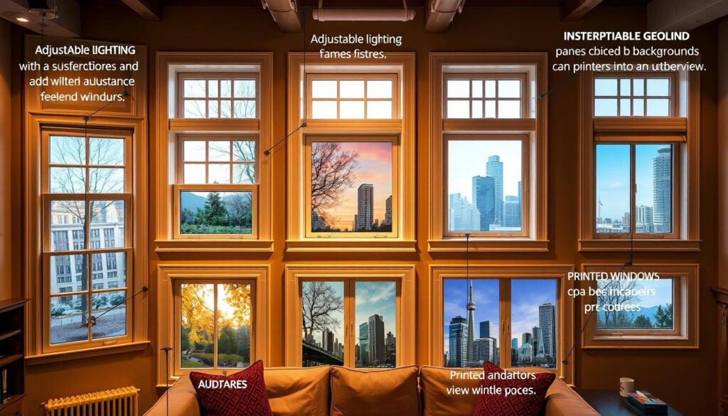 customizable features in fake windows