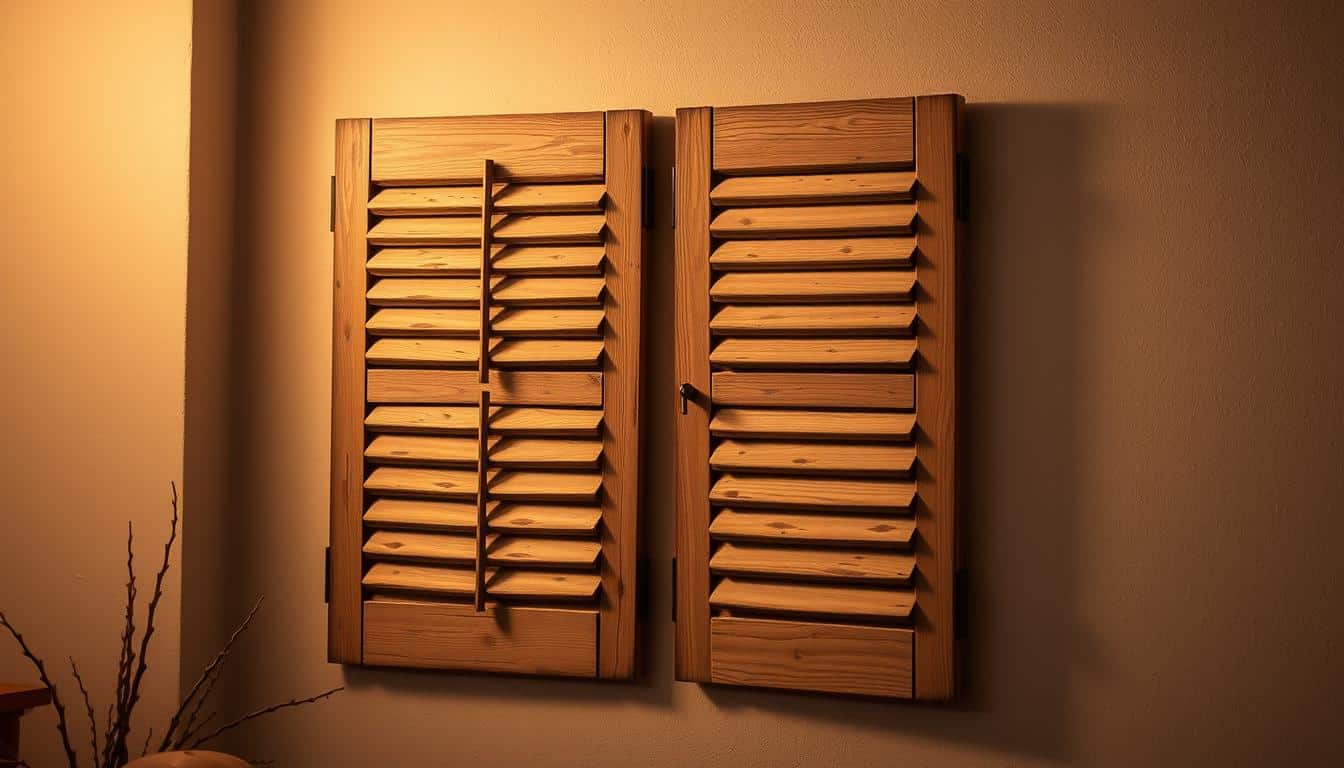 durable fake window shutters for basement apartments