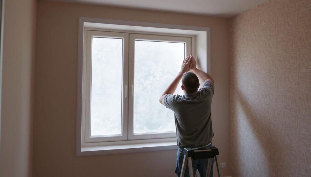 installation of faux windows