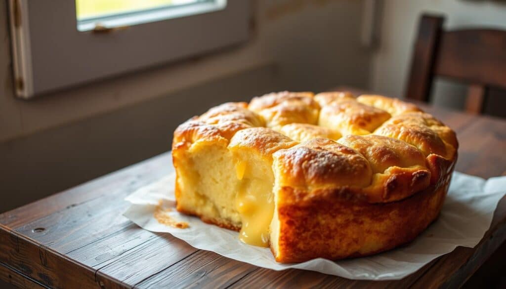 pudim de pão caseiro