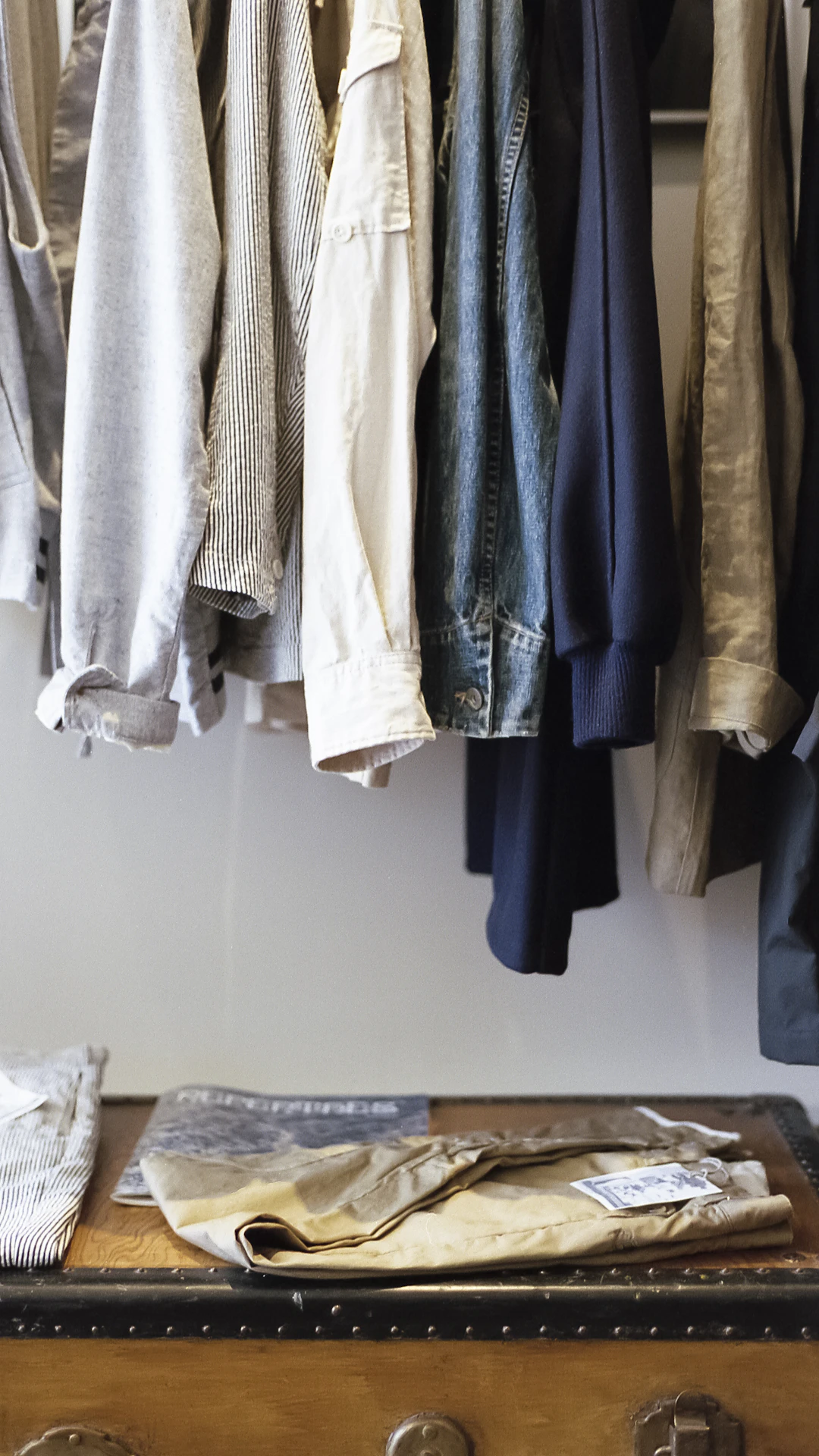 hanging clothes lot